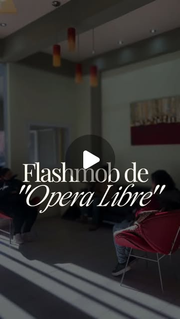 Portada del flashmob de Ópera Libre en una clínica